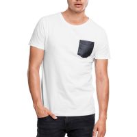Urban Classics - SLUB Similicuir POCKET Shirt blanc Urban Classics - SLUB Similicuir POCKET Shirt blanc
