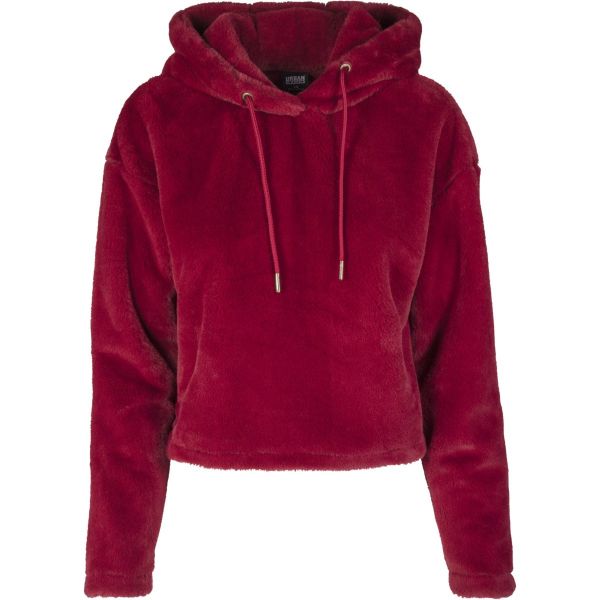 Urban Classics Ladies - Oversize Teddy Short Hoody