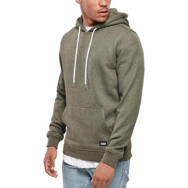 Urban Classics - Basic Melange Fleece Hoody