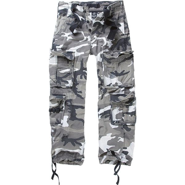 Brandit Pure Vintage Cargo Army Pantalon blanc