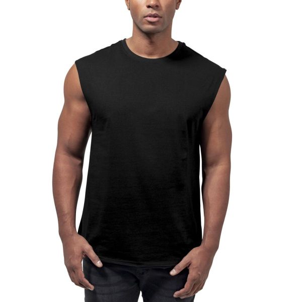 Urban Classics - OPEN EDGE Sleeveless Shirt black