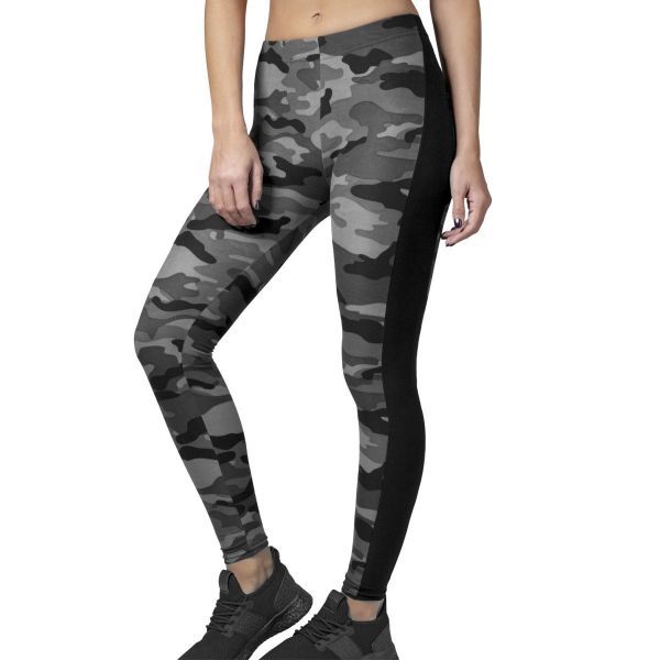 Urban Classics Ladies - CAMO Stripe Stretch-Fit Leggings