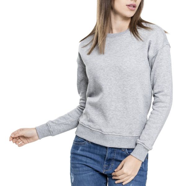 Urban Classics Ladies - SWEAT Crewneck sand beige