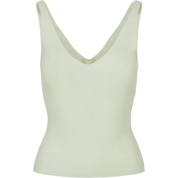 Urban Classics Femme - Rib Knit Débardeur noir