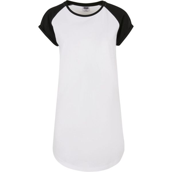 Urban Classics Ladies - Raglan Shirt Dress white