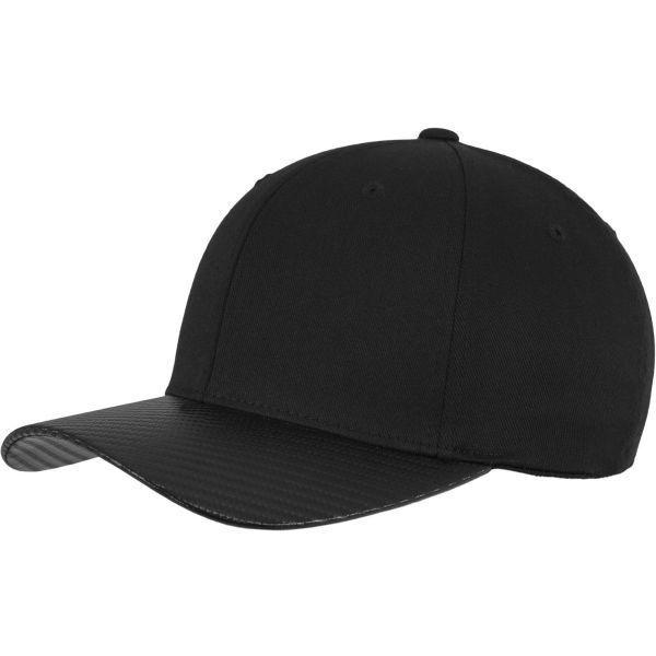Flexfit CARBON Stretchable Curved Cap - schwarz