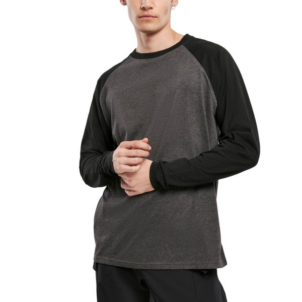 Urban Classics - RAGLAN Longsleeve charcoal