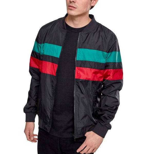 Urban Classics - STIPED Leichte Übergangsjacke Windbreaker
