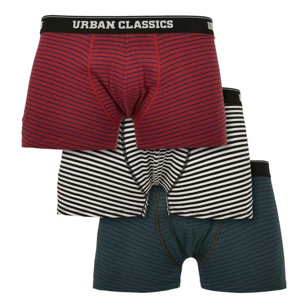 Urban Classics - STRIPES Boxer Shorts 3er Pack