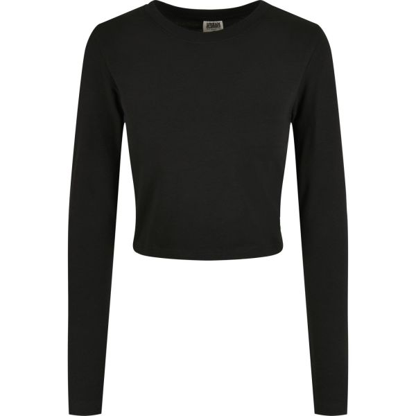 Urban Classics Ladies - Organic Cotton Cropped Longsleeve