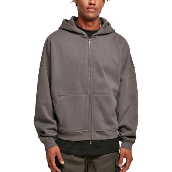 Urban Classics - Organic 90s Zip Hoody darkshadow