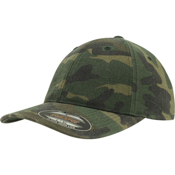 Flexfit Garment Washed Cap - wood camo