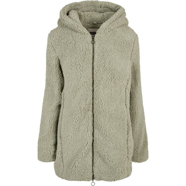 Urban Classics Ladies - SHERPA Long Hoody Winterjacke