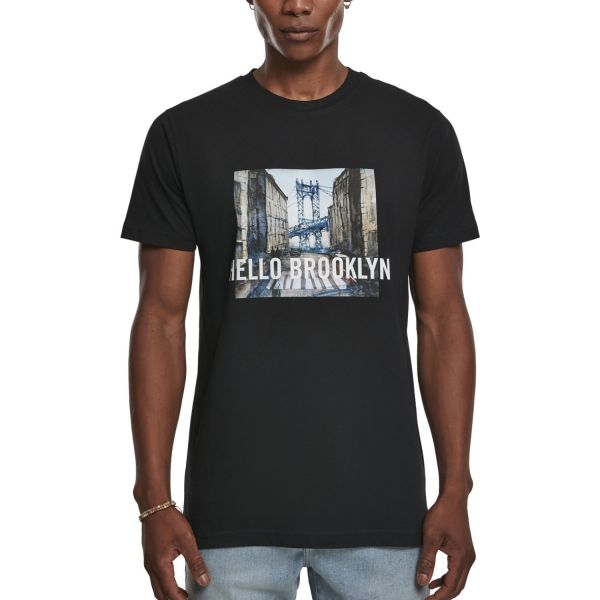 Mister Tee Shirt - HELLO BROOKLYN schwarz