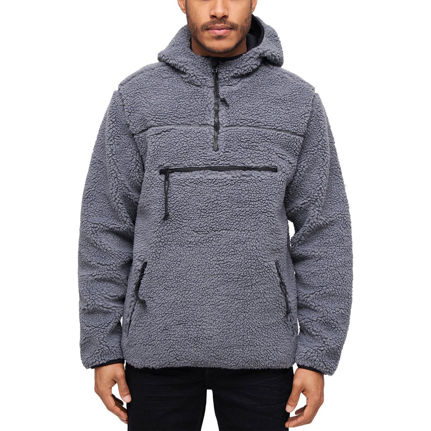 Brandit - Teddyfleece Troyer Worker Sweater Pullover | Pullover |  Sweatshirts | MÄNNER | Urban Street Shop