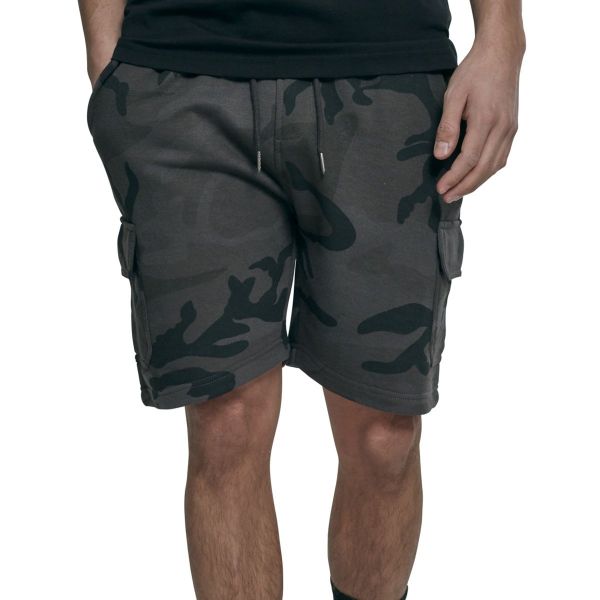 Urban Classics - CARGO Terry Sweat Shorts dark camo