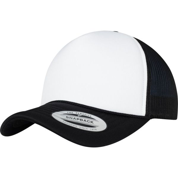 Flexfit FOAM Trucker Snapback Cuved Cap - black /