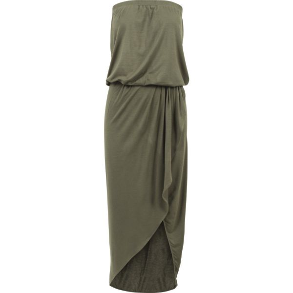 Urban Classics Ladies - Viscose Bandeau Sommer Stretch Kleid
