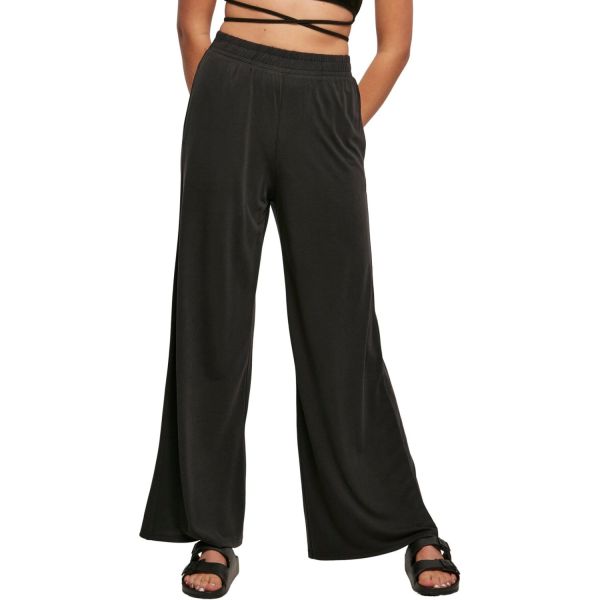 Urban Classics Ladies - Modal Wide Leg Pants khaki