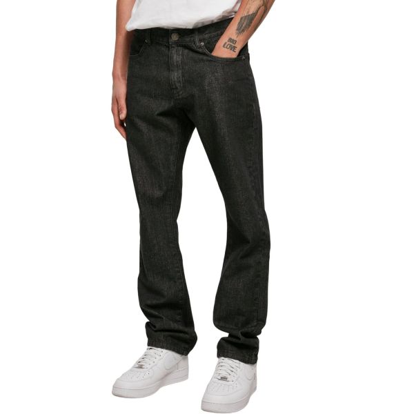 Urban Classics - Organic Straight Leg Denim Jeans black