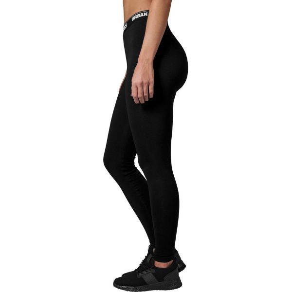 Urban Classics Ladies - Logo Leggings schwarz