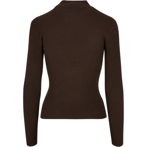 Urban Classics Ladies - Rib Knit Turtelneck Sweater