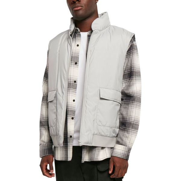 Urban Classics - Clean Puffer Vest grey