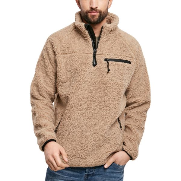 Brandit - Teddyfleece Troyer Sweater anthracite