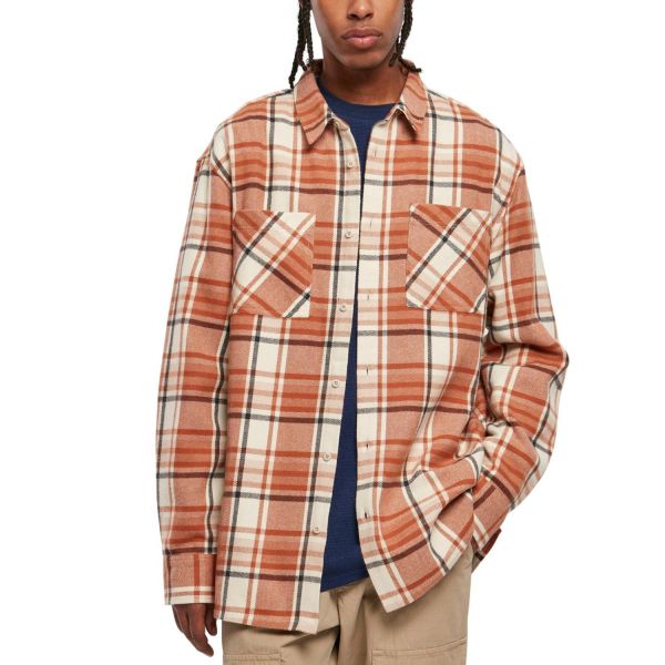 Urban Classics - Long Oversized Checked Flanell Shirt
