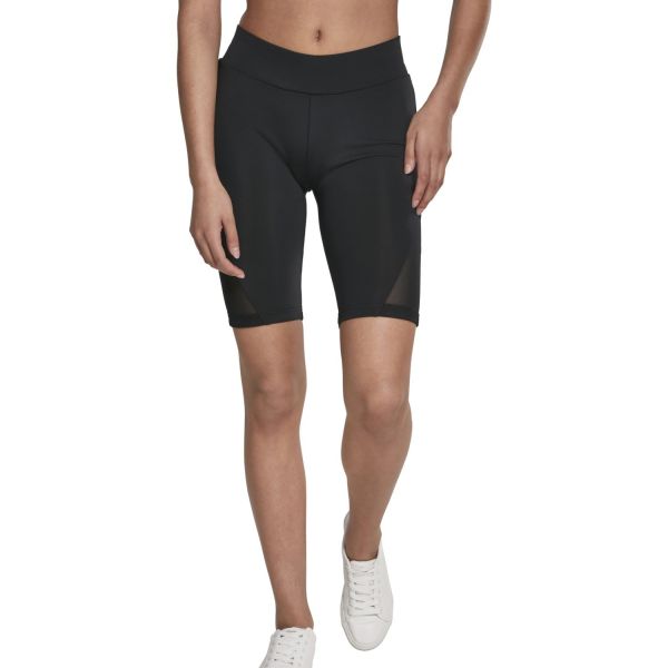 Urban Classics Ladies - CYCLE Tech Mesh Shorts noir
