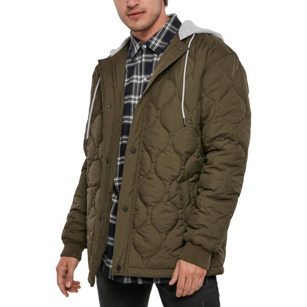 Urban Classics - Hooded Stepp Jacke schwarz