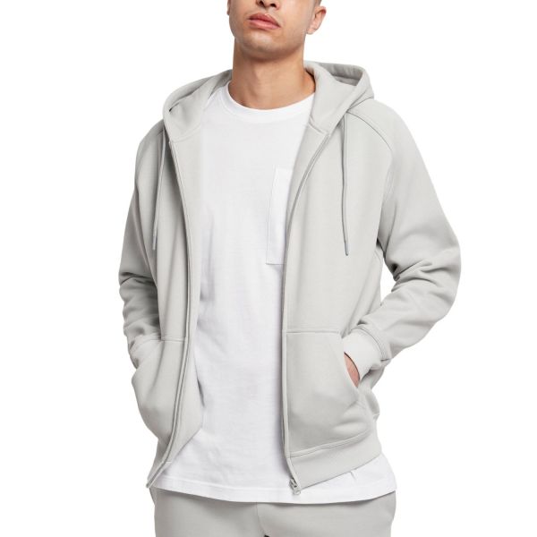 Urban Classics - Loose-Fit Zip Sweat à capuche sand beige