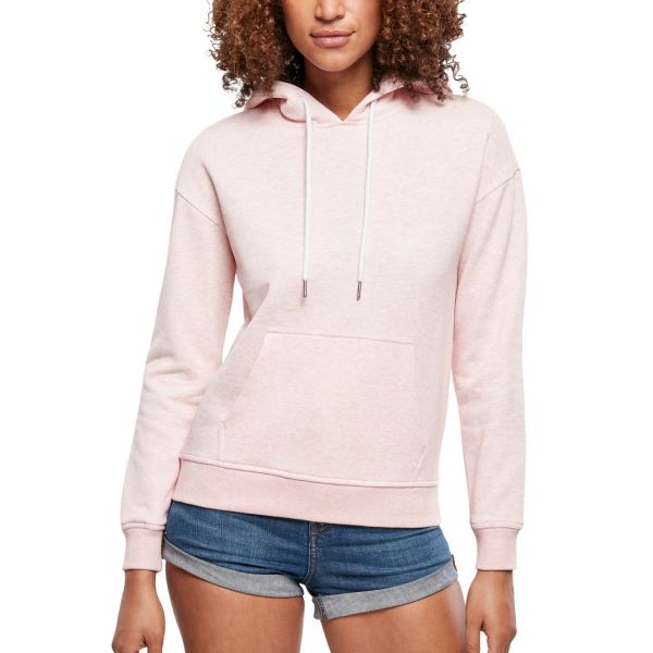 Urban Classics Ladies - MELANGE Hoody pink