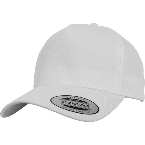 Flexfit 5-Panel Curved Classic Snapback Cap - navy