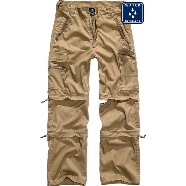 Brandit - SAVANNAH Outdoor Cargo Removable Pantalon noir