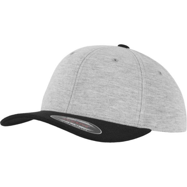 Flexfit DOUBLE JERSEY Stretchable Cap - gris / noir