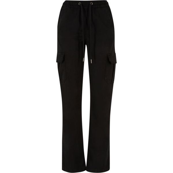 Urban Classics Ladies - High Waist Twill Cargo Pantalon