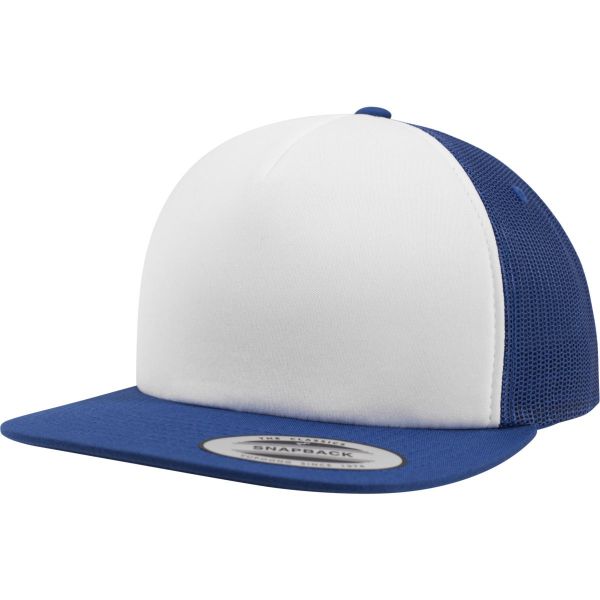 Flexfit FOAM Trucker Snapback Cap - rouge / blanc / royal