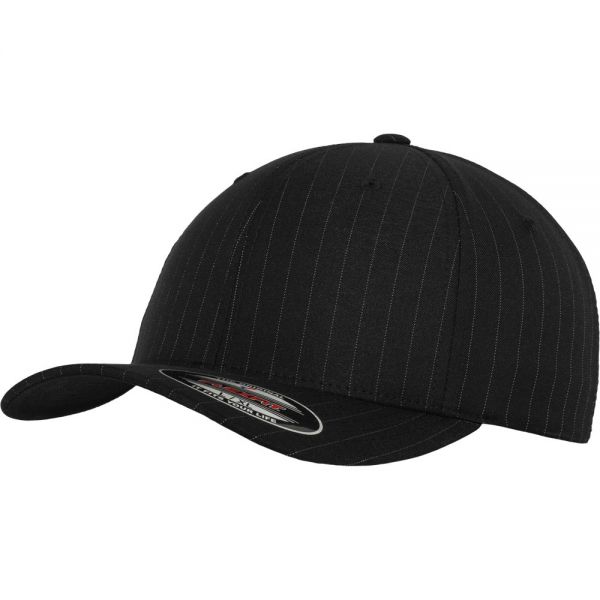 Flexfit PINSTRIPE Stretchable Cap - black / white