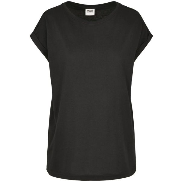 Urban Classics Ladies - Organic Extended Shirt oliv