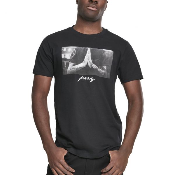 Mister Tee Shirt - PRAY Tee blanc