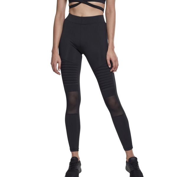 Urban Classics Ladies - TECH MESH Biker Fitness Leggings