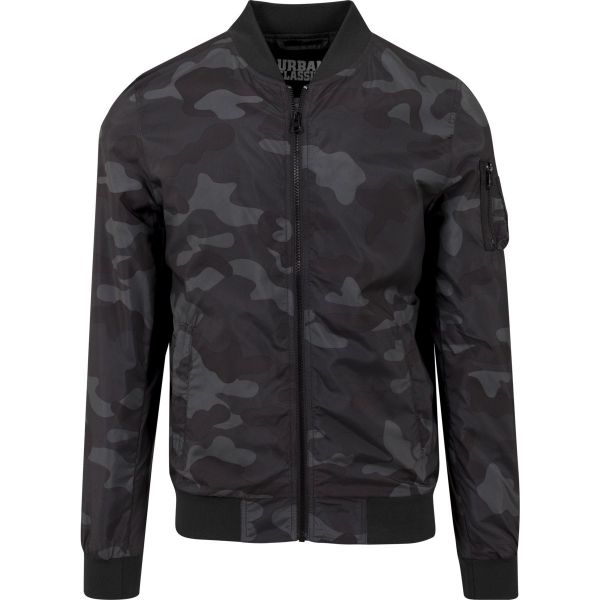 Urban Classics - LIGHT CAMO Bomber Veste wood camo