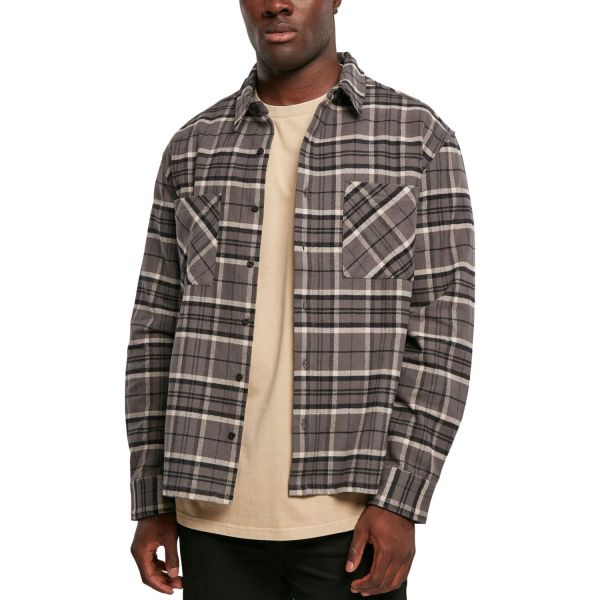 Urban Classics - Boxy Oversized Kane Check Shirt