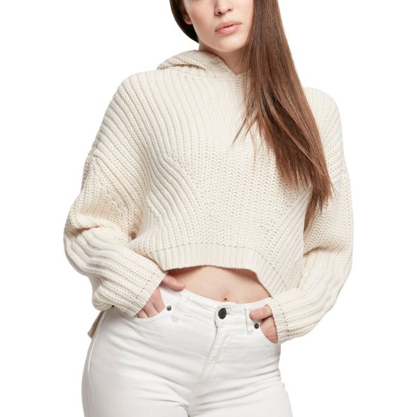 Urban Classics Ladies - Oversized Hoody Strick Sweater