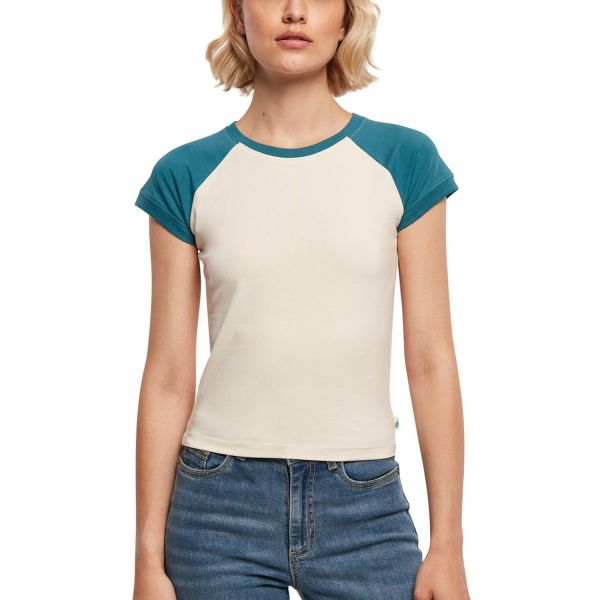 Urban Classics Ladies - Organic Stretch Retro Shirt sand jas