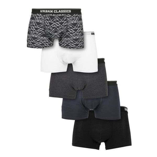 Urban Classics - Organic Boxer Shorts 5er Pack multi