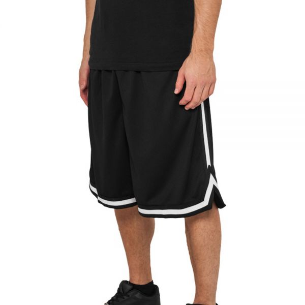 Urban Classics - MESH Shorts white / black