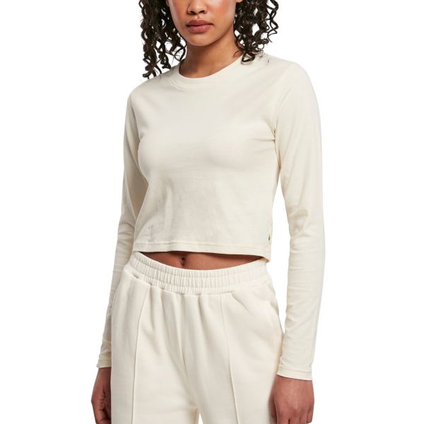 Urban Classics Ladies - Organic Cotton Cropped Longsleeve