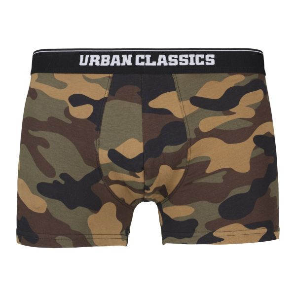 Urban Classics - Boxer Shorts Unterhose 2er Pack camo